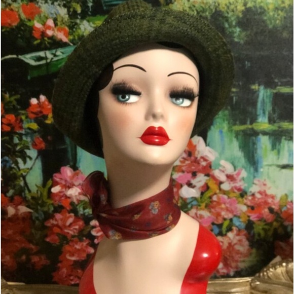 Vintage Ladies’ Green Twill Biltmore the Master Hat of Canada - Picture 2 of 8